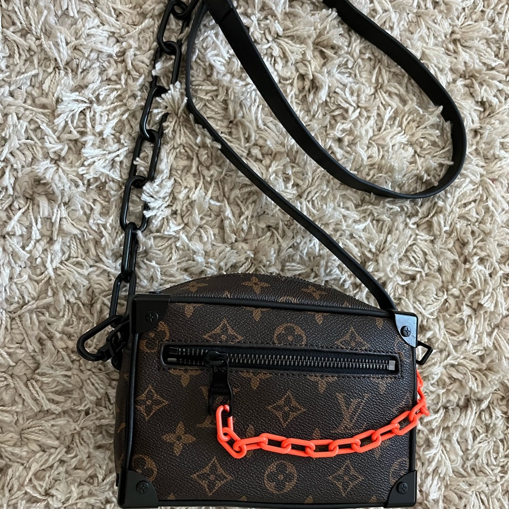 LV mini trunk bag high end replica